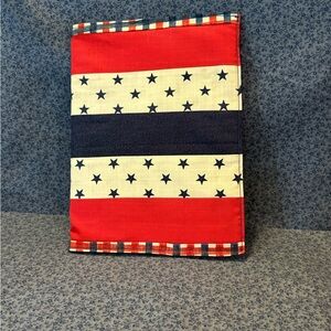 Patriotic Star Patterned Notebook Cover